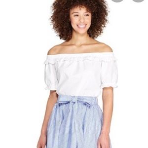 NWOT vineyard vines white off shoulder top